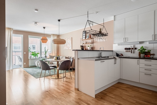 Bostadsrätt i Väst på stan, Umeå, Västerbotten, Brogatan 3D