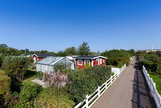 Fritidshus i Maria Park, Helsingborg, Skåne, Solrosgången nr 141