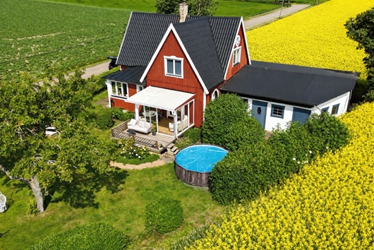 Villa i Påarp, Skåne, Helsingborg, Helsingborgsvägen 180