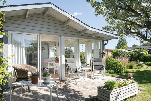 Fritidshus i Rya, Rydebäck, Skåne, Helsingborg, Rya fritidsby, Lupinvägen 24
