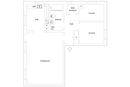 Bostadsrätt i Eneborg, Helsingborg, Skåne, Övre Eneborgsvägen 34B