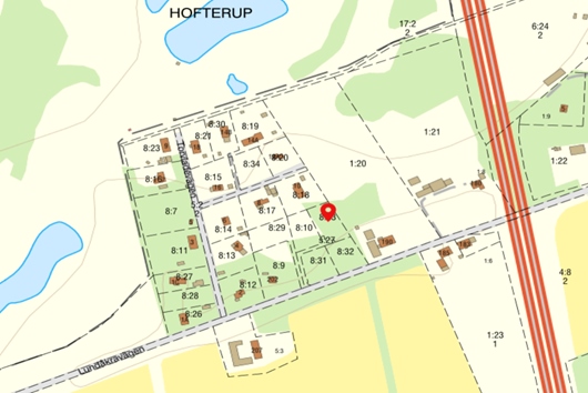 Tomt i Hofterup, Skåne, Kävlinge, Lundåkravägen 8:33 (Tomt B)