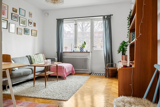 Bostadsrätt i Väster, Lund, Skåne, Vävaregatan 12B