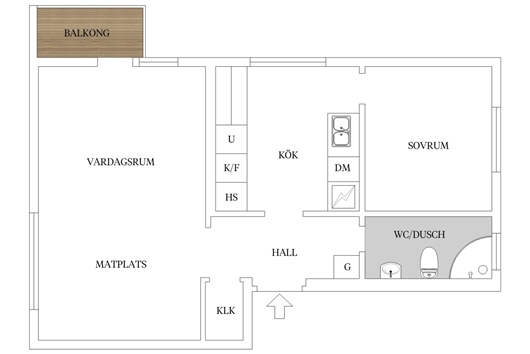 Bostadsrätt i Lund - Centrum, Skåne, Lokföraregatan 17C