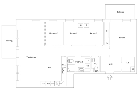 Bostadsrätt i Brunnshög, Lund, Skåne, Solvändan 11A