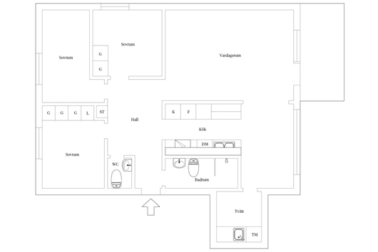 Bostadsrätt i Fredslyckan, Lund, Skåne, Parternas gränd 73