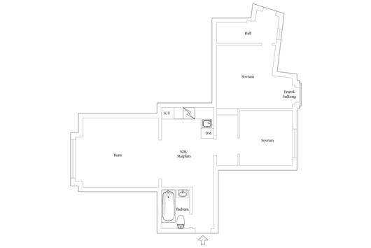 Bostadsrätt i Lund - Centrum, Skåne, Erik Dahlbergsgatan 6