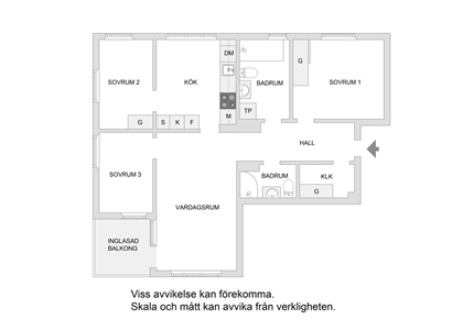 Bostadsrätt i Frösunda, Solna, Stockholm, Signe Tillischgatan 10 - Vån 7
