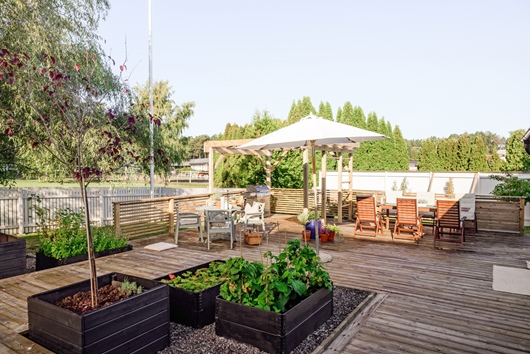 Radhus i Hemmesta, Värmdö, Stockholm, Vitsippevägen 2