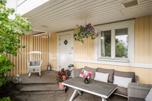 Radhus i Ösby grind, Gustavsberg, Stockholm, Värmdö, Körsbärsstigen 6