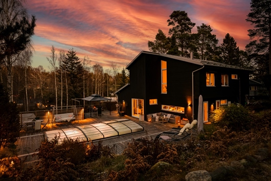 Villa i Mörtnäs, Värmdö, Stockholm, Västerleden 43