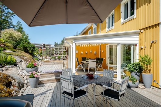 Radhus i Ösbydalen, Gustavsberg, Stockholm, Värmdö, Entitevägen 8