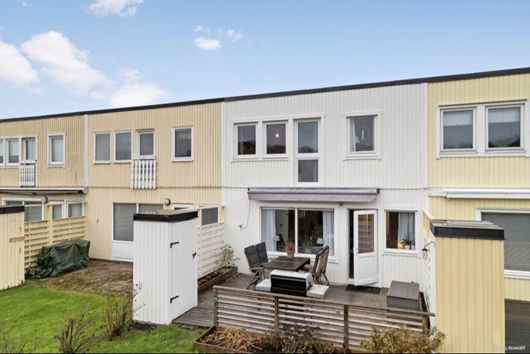 Radhus i Påvelund, Västra Frölunda, Göteborg, Västra Götaland, Pärt-antons gata 8