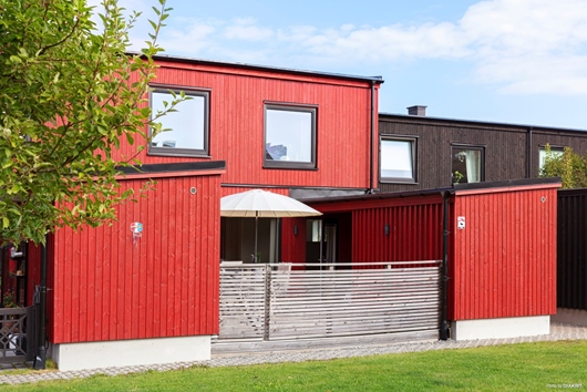 Radhus i Ruddalen, Västra Frölunda, Göteborg, Västra Götaland, Blockflöjtsgatan 6