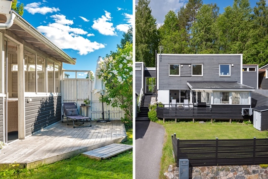 Radhus i Övre Bredsand, Sundsvall, Njurunda distrikt, Stockvik, Västernorrland, Atlasvägen 15