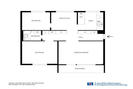 Bostadsrätt i Edsberg, Sollentuna, Stockholm, Kruthornsvägen 62A