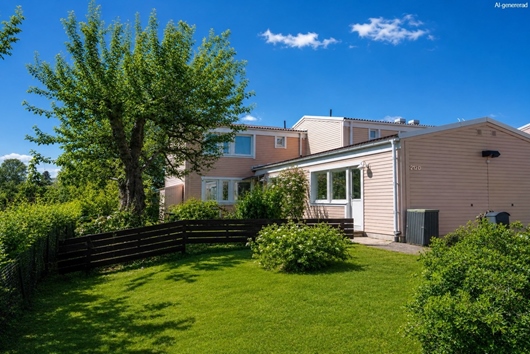 Radhus i Rotebro, Sollentuna, Stockholm, Vasavägen 212D