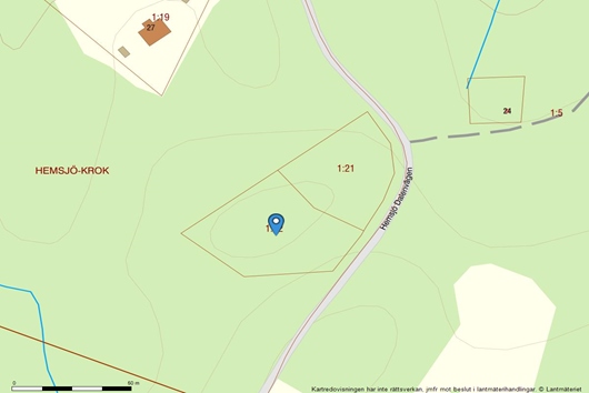 Tomt i Hemsjö, Alingsås, Västra Götaland, Hemsjö Dalenvägen 29B