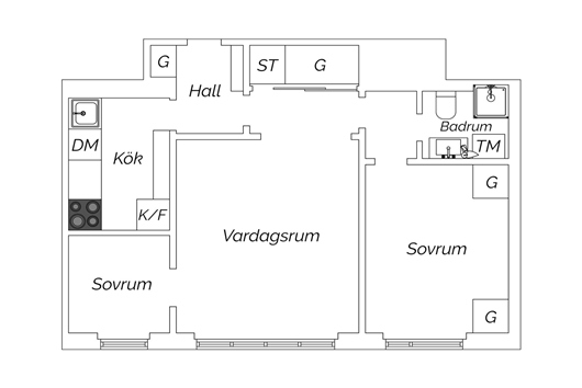 Bostadsrätt i Kungsholmen, Stockholm, Sankt Eriksgatan 41