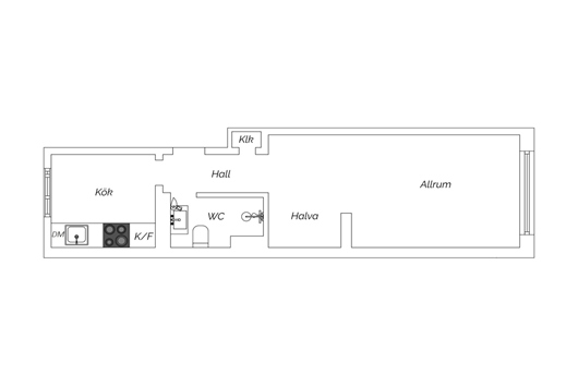 Bostadsrätt i Västra Sorgenfri / S:t Knut, MALMÖ, Malmö, Skåne, Åhusgatan 4