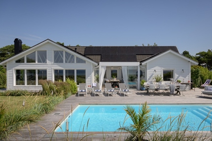 Villa i Gislövs Strandmark, Trelleborg, Gislövs läge och Simremarken, Skåne, Strandmarksvägen 66A