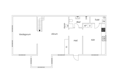 Villa i Vollsjö, Skåne, Sjöbo, Storgatan 34