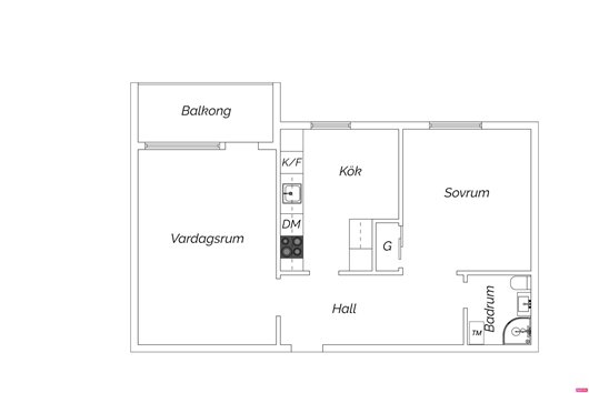 Bostadsrätt i Segevång, Malmö, Skåne, Kronetorpsgatan 48C