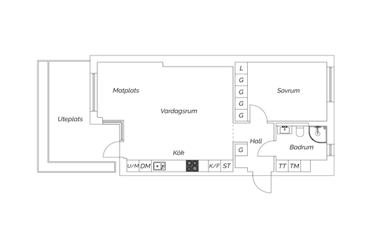 Bostadsrätt i Västra Hamnen, Malmö, Skåne, Fregattgatan 3