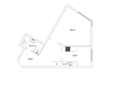Bostadsrätt i Kirseberg, MALMÖ, Malmö, Skåne, Saarisvägen 16