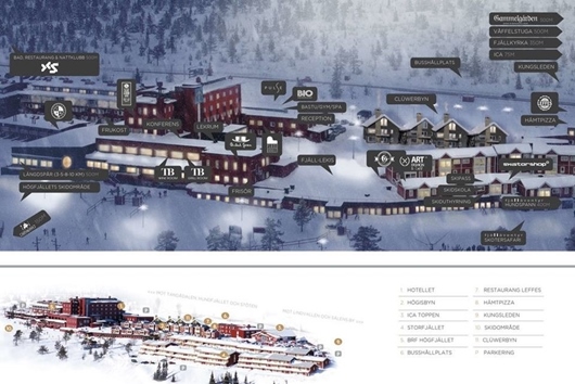 Fritidshus i Högfjällshotellet Sälen, Dalarna, Malung-Sälen, Brf.Högfjället .V16, 25 Lgh.12