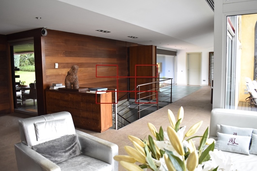 Villa i Catalunya, Sant vicenc de monta, Katalonien, Maresme, Av. Supermaresme, Sant Vicenç
