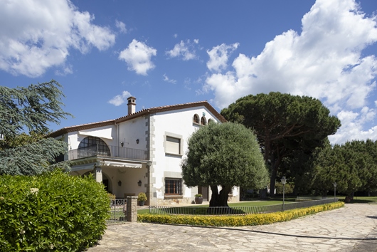 Villa i Catalunya, Sant andreu de llava, Katalonien, Maresme, Passeig de la Riera,