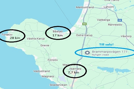 Gods och gårdar i Hjärnarp, Skåne, Ängelholm, Brammarpsvägen 171