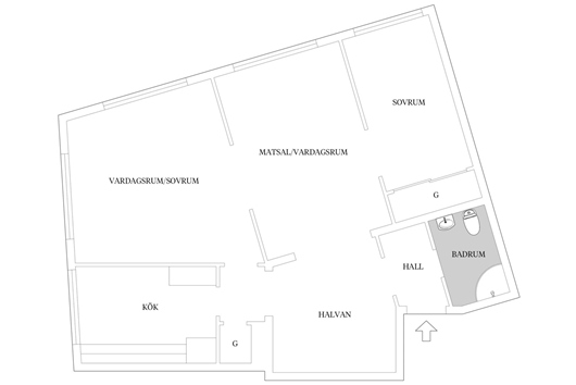 Bostadsrätt i Dalaplan, Malmö, Skåne, Dalaplan 4D