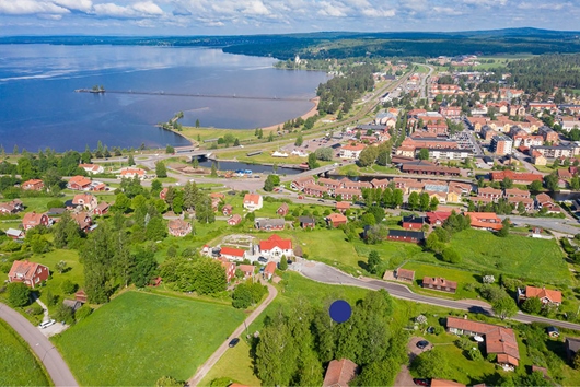 Tomt i Lerdal, Rättvik, Dalarna, efter Brggerivägen