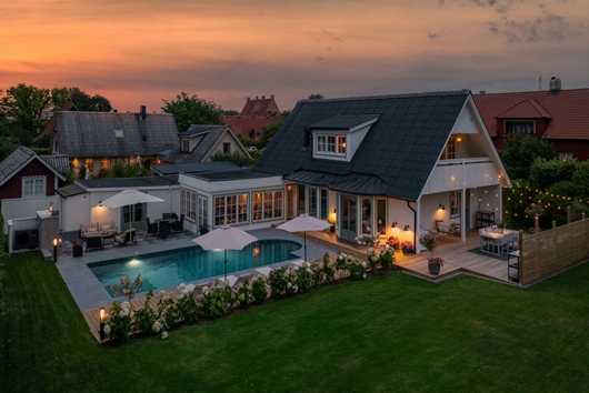Villa i Båstad, Skåne, Ludvig Nobels allé 18