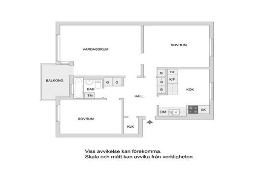 Bostadsrätt i Kärrtorp, Johanneshov, Stockholm, Fyrskeppsvägen 126