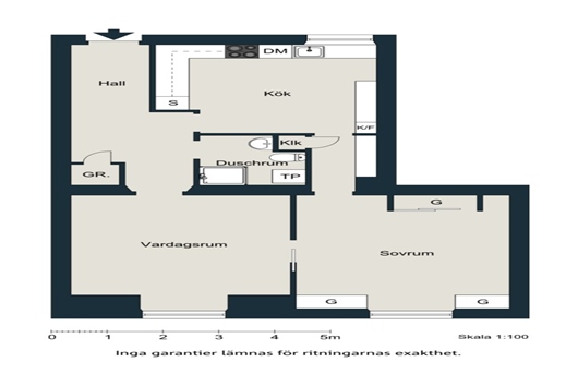 Bostadsrätt i Malmen, Kalmar, Smålandsgatan 16B