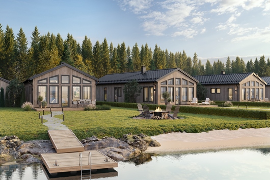 Villa i Karlholmsbruk, Uppsala, Tierp, Karlholms strand 1, tomt 1