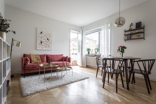 Bostadsrätt i Nedre Gärdet - Östermalm, Stockholm, Brantingsgatan 23, 0,5 tr