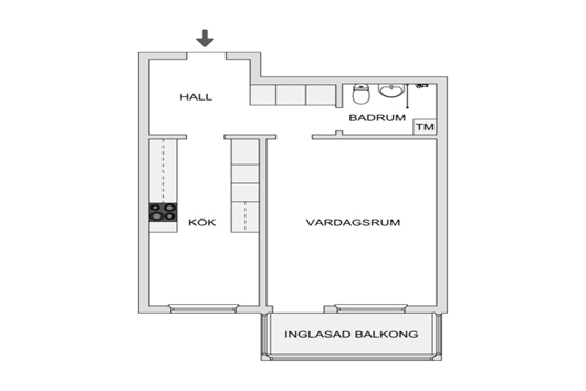 Bostadsrätt i TIMRÅ, Timrå distrikt, Västernorrland, Mellangatan 30