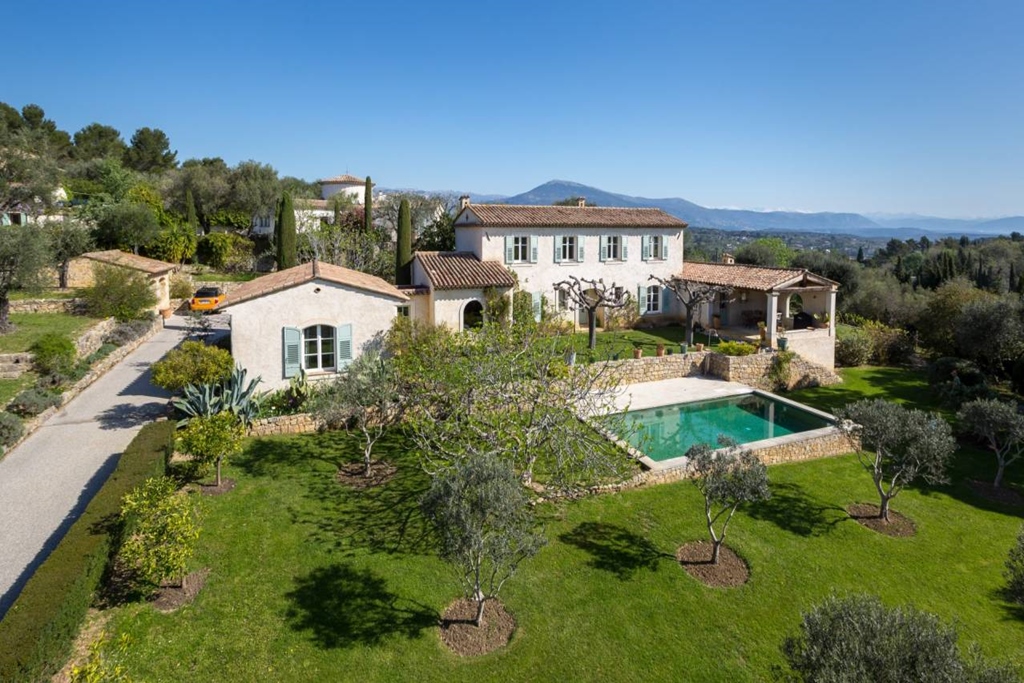 Villa i Franska Rivieran, Provence-Alpes-Côte, Frankrike, Valbonne