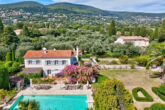 Villa i Franska Rivieran, Grasse, Provencealpescote dazur, Alpesmaritimes, Grasse