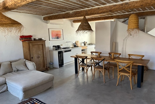 Radhus i Antibes, Provencealpescote dazur, Alpesmaritimes, Unik duplex högst upp med takt